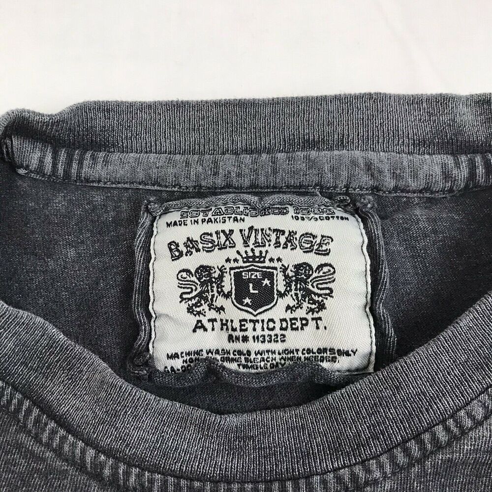 Key‎ West Florida distressed crop top tshirt large Raw Hem Basix Vintage - Picture 2 of 10